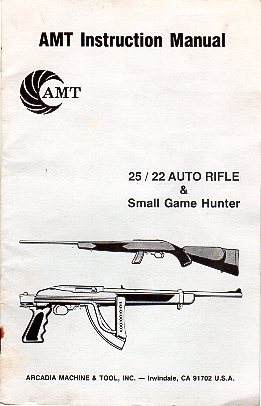 1980's AMT Rifles Manual