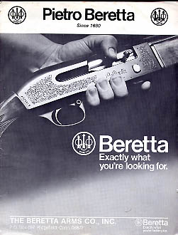 1978 Beretta Arms Co. Catalog