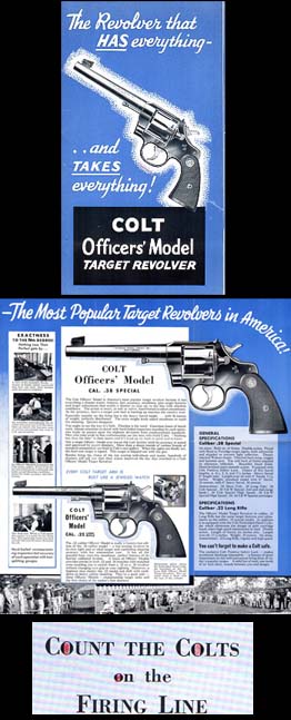 1938 Colt Officers Model Brochure