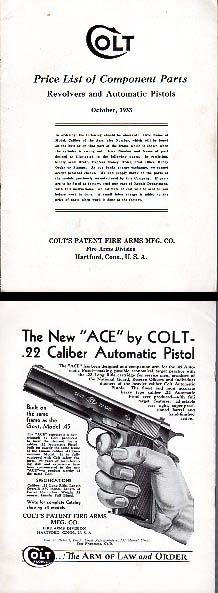 1933 PartsPrices/Ace