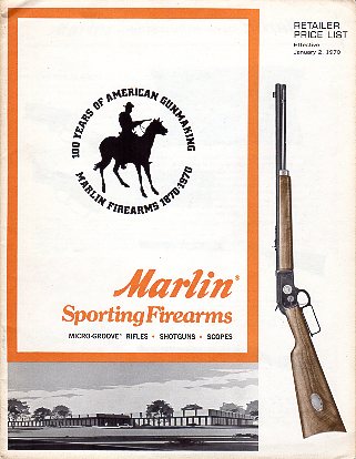 1970 Marlin Retailer Catalog