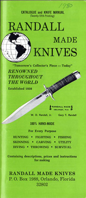 1980 Randall Made Knives Catalogue