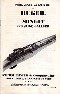 1976 Mini-14 Manual