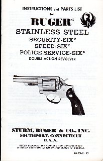 1977 Stainless DA Revolvers Inst.