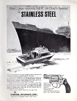 1960's .38 Chief's Special Stainless Broadsheet