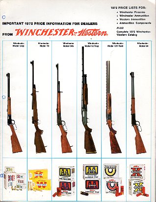 1972 Winchester-Western "Dealers" Catalog