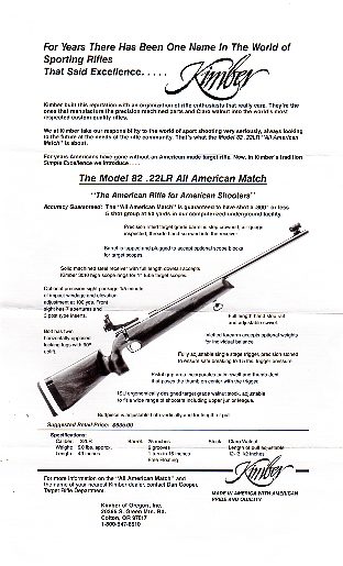 1990 Mod.82 All American Match Intro.