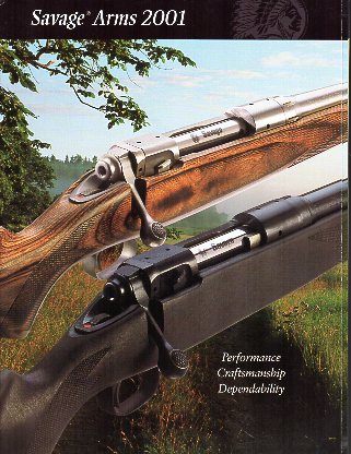 2001 Savage Arms Catalog