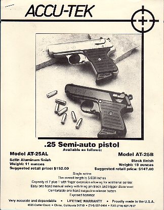 1992 Accu-Tek Catalog
