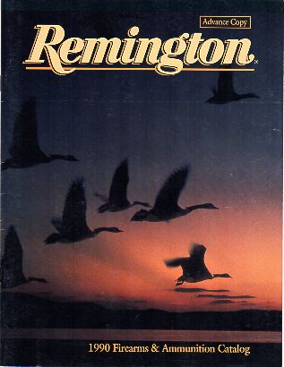 1990 Remington Firearms Catalog "Advance Copy"
