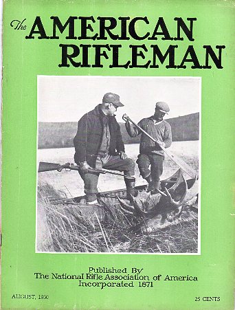 1930 American Rifleman-August