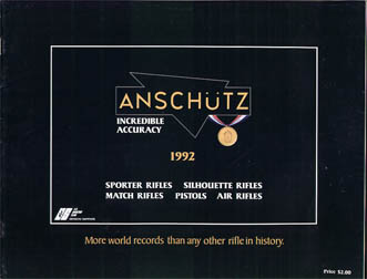 1992 Anschutz Catalog