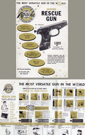 1960's Apache Rescue Folder/Inst., Vintage Gun Catalogs