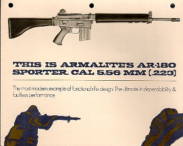 1970's Armalite AR-180 Folder