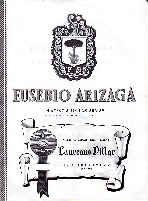 1954 Eusebio Arizaga Catalog