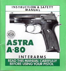 1982 Astra A-80 Manual