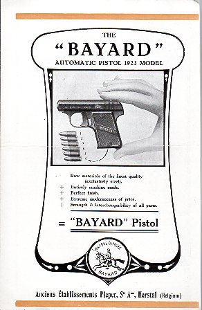 Bayard Model 1923 Instructions