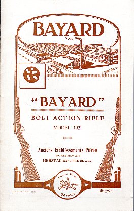Bayard Model 1921 Rifle Instructions
