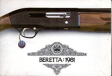 1981 Beretta Poster/Catalog