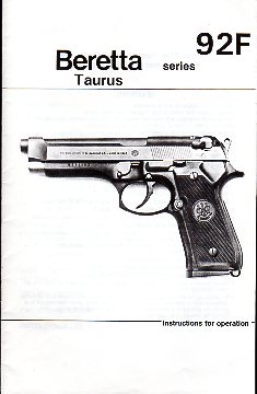 Beretta/Taurus 92F Manual