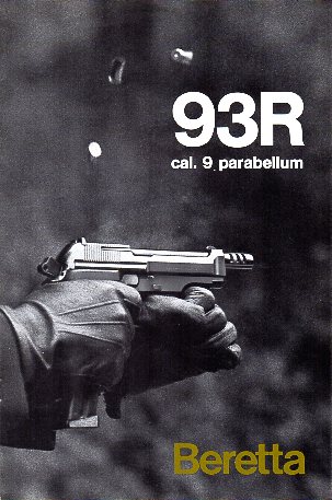 1980's Beretta 93R Pistol Catalog