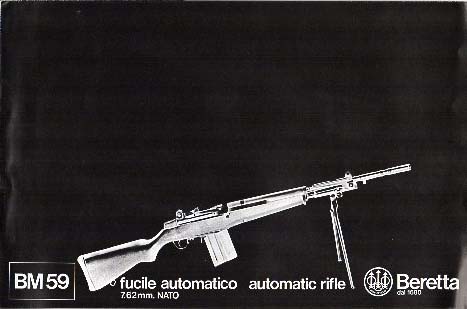 1980's Beretta BM59 Catalog