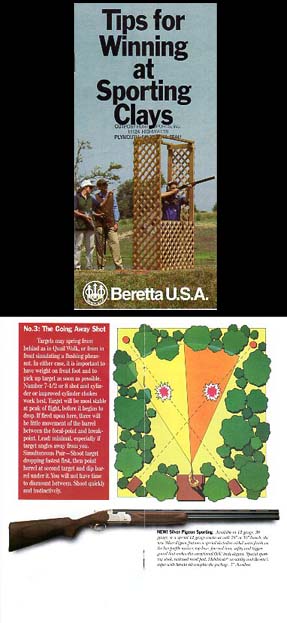 1992 Beretta 'Sporting Clays" Folder