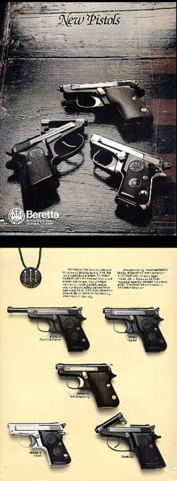 1978 Beretta "New Pistols" Sheet
