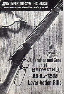 1970's Browning BL-22 Manual