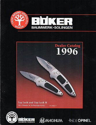 1996 Boker Knives Catalog
