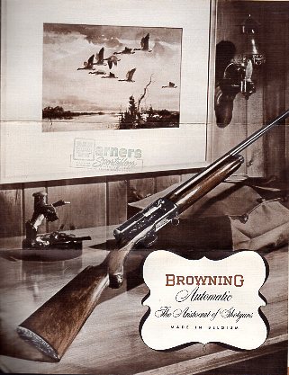 1950's Browning Automatic Shotgun Folder  1950's Browning Automatic Shotgun Folder