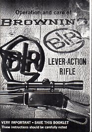 1974 Browning BLR Manual