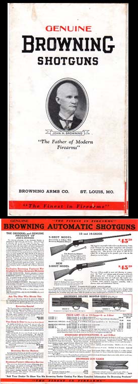 1936 Browning Shotguns Brochure