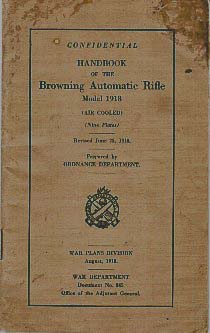 1918 BAR Model 1918 Handbook