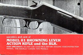 1990 Model 81 BLR Manual