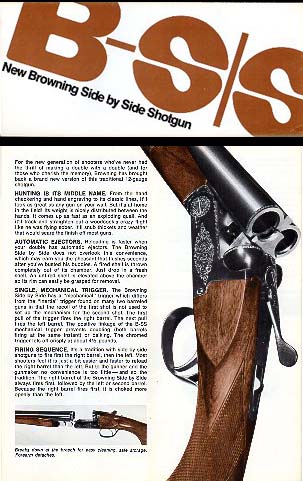 1972 Browning B-S/S Shotgun Brochure