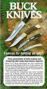 1979 Buck Knives Pocket Catalog