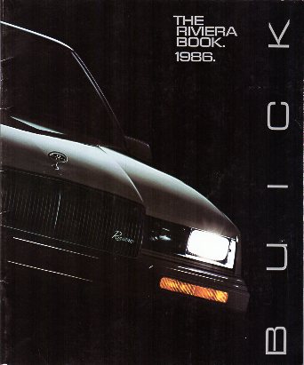 1986 Buick Riviera Catalog