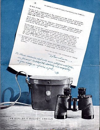 1954 Bushnell Circular/Poster