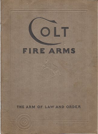 1933 Colt Catalog