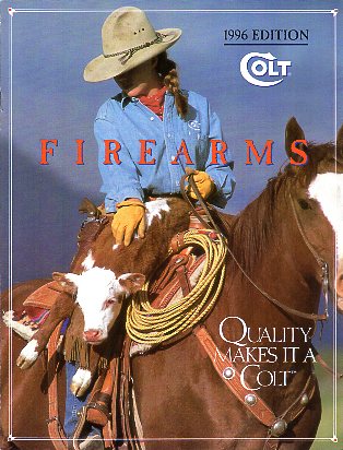 1996 EDITION Colt Firearms Catalog w/prices