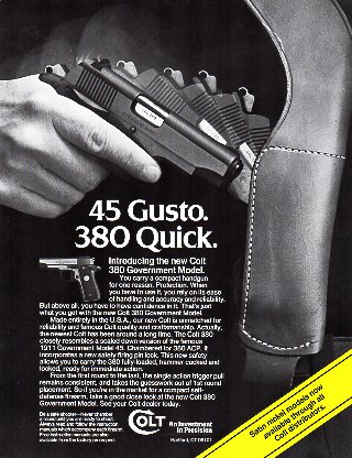 1980's Colt 380 Gov't Intro #2