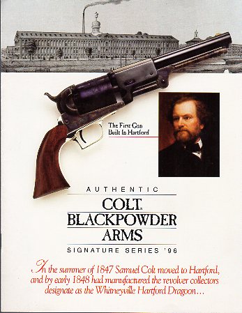1996 Colt Blackpowder Arms Catalog w/prices