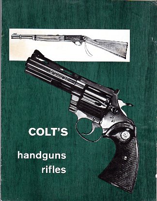 1968 Colt Catalog/Folder w/prices