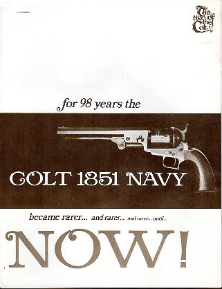 1971 Colt "1851 Navy" Brochure/Folder