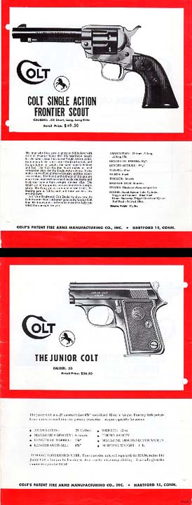 1957 Colt Product Sheet