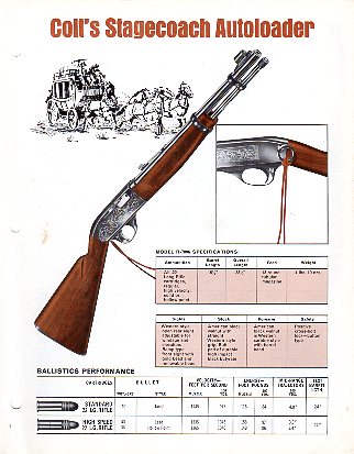 1970's Colt Stagecoach Auto Product Sheet