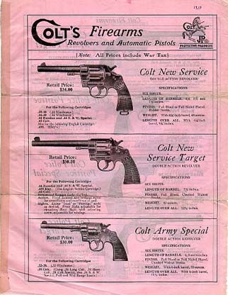 Ca1919 Colt/Shapleigh Hdwe. Flyer