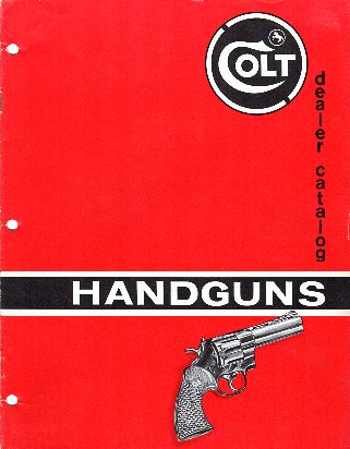 1964 Colt Dealer Handguns Catalog