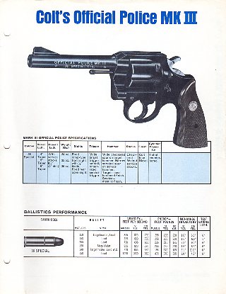 1970's Colt Official Police MK III